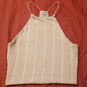 NWT PacSun Me to We Pink Striped Crop Top   

NWT